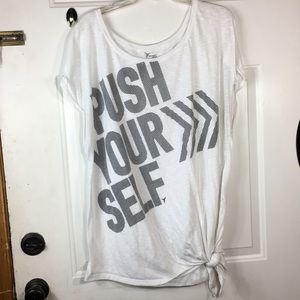 Old Navy Active Push Yourself XXL tie t-shirt